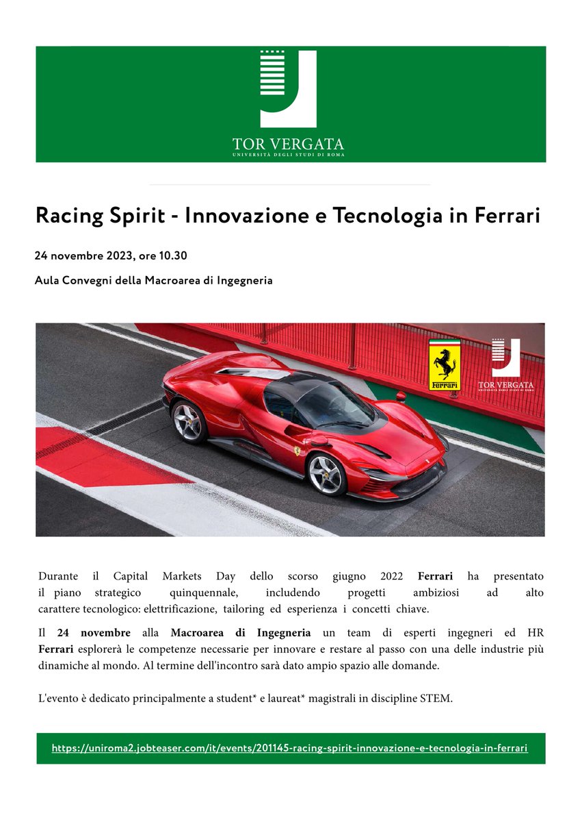 Ingegneria Meccanica Tor Vergata (@IngMeccTorVer) / Posts / X, image size:848x1200