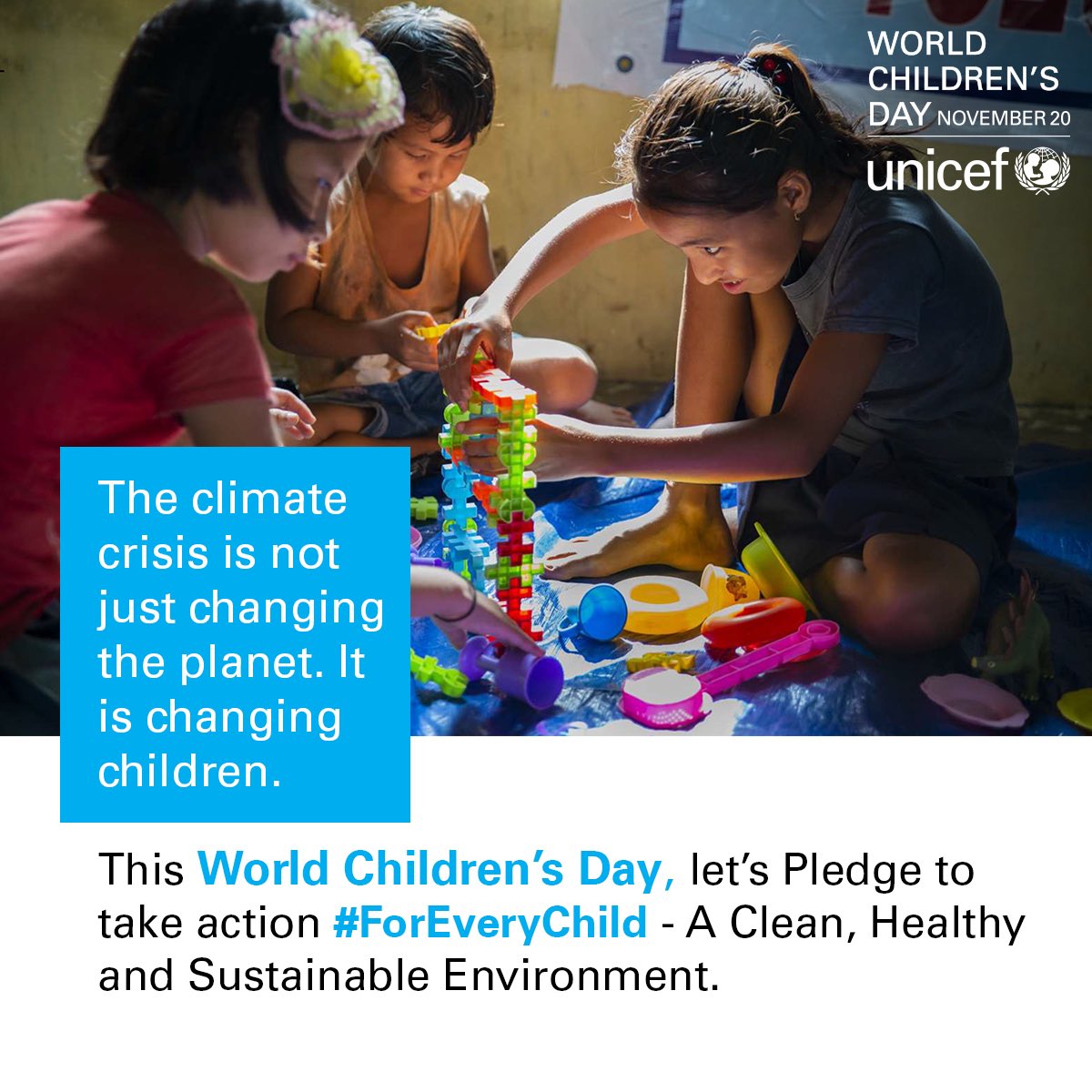 Happy World Children’s Day! Today, we celebrate the incredible potential of every child. Let's commit to a future where they thrive, with equal opportunities for all, breaking gender barriers, and acting boldly for our planet. Together, let's shape a world that's fair, inclusive,