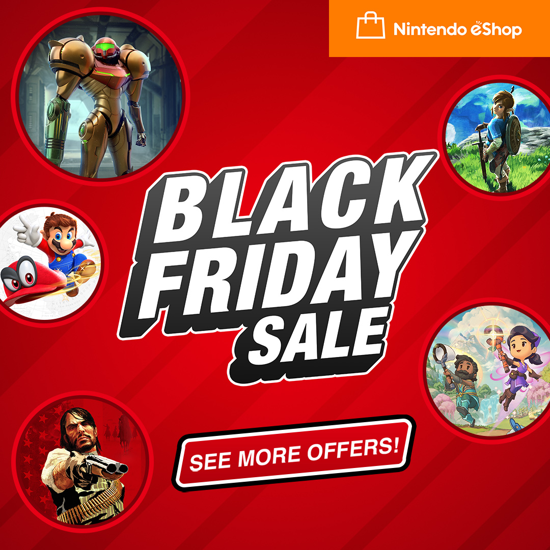 Nintendo of Europe on X: More games have been added to the Black Friday  sale! You can now grab first-time discounts on #MetroidPrimeRemastered, Red  Dead Redemption, Fae Farm and more. See the