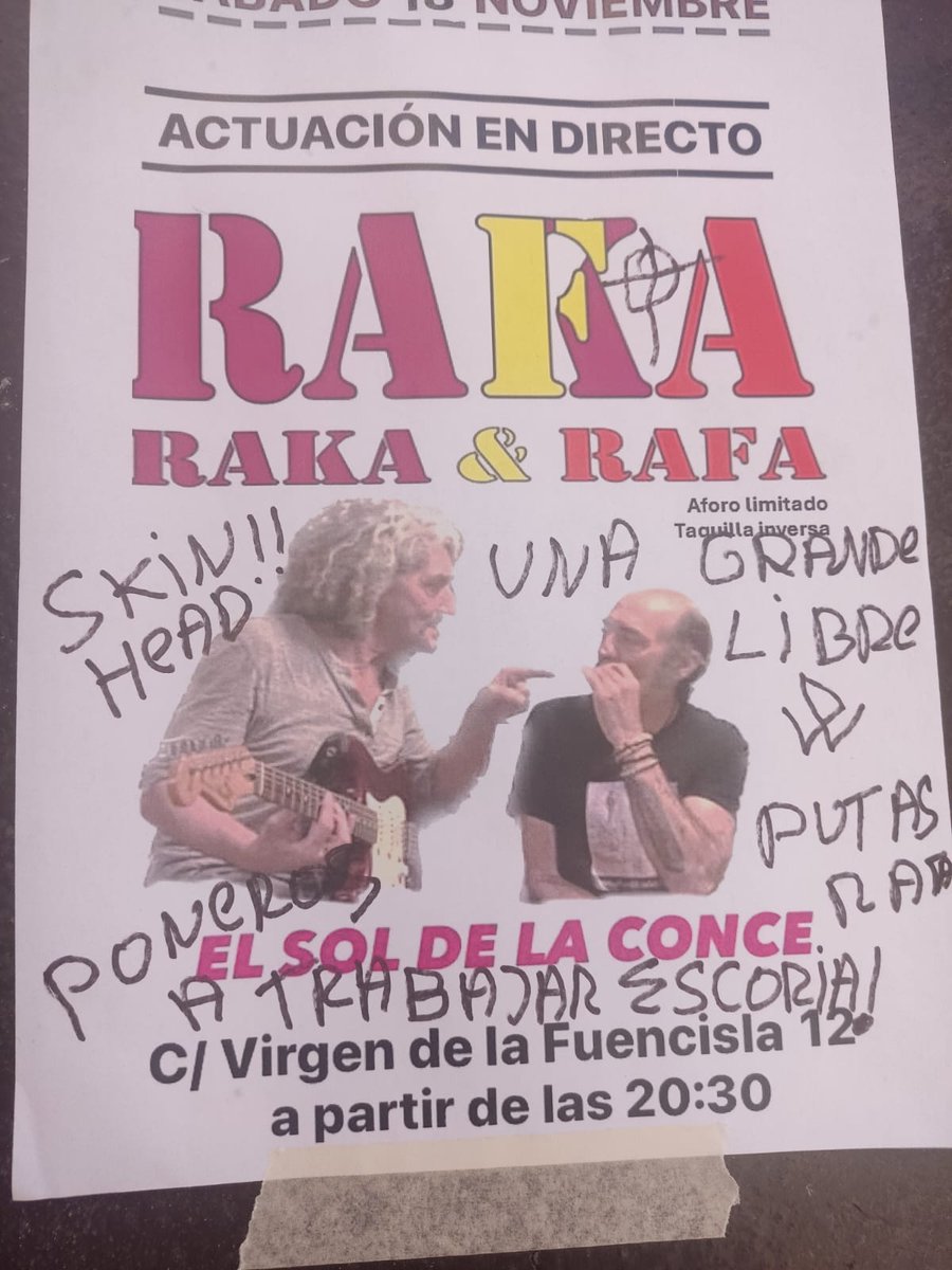 Esta mañana nuestra sede ha sido vandalizada. Un hecho que nos refuerza para seguir trabajando en la participación vecinal, en el poder de la palabra y en la paz.