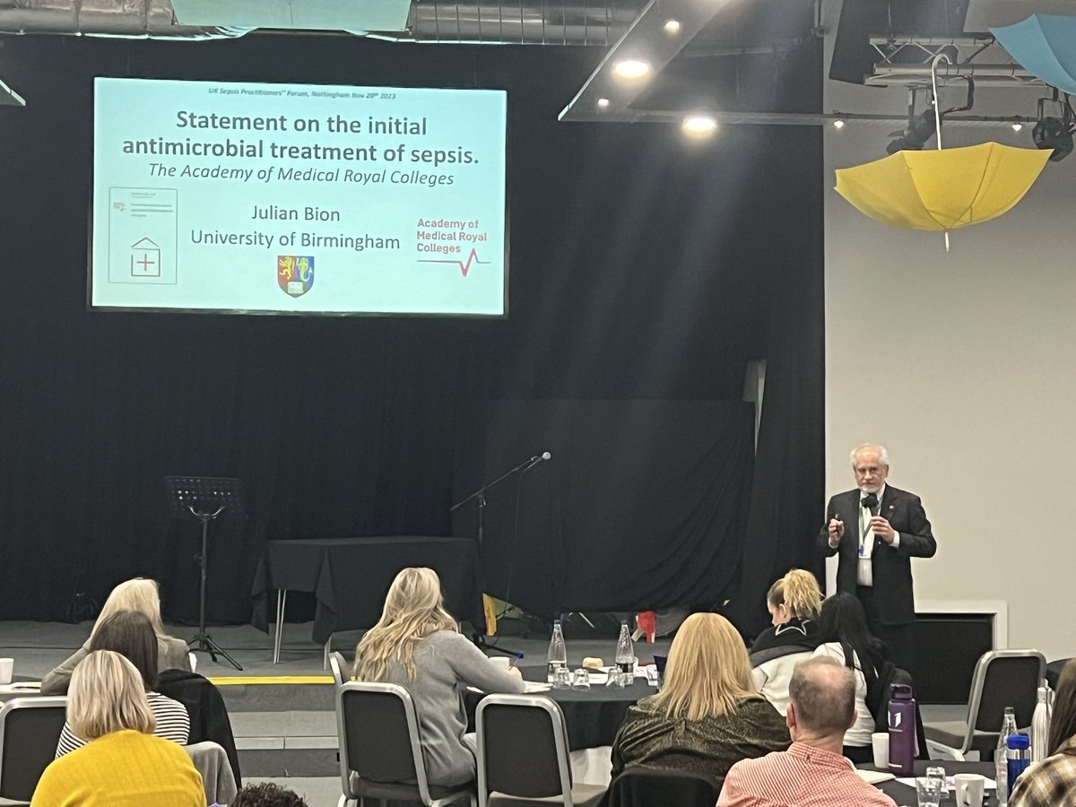 Michael (@michaelnertney) on Twitter photo Prof Julian Bion discussing his work around the release of the initial antimicrobial treatment for sepsis statement.
<a href="/UKsepsisnurses/">UK Sepsis Nurse Forum</a> <a href="/SepsisSTnurse/">Helen SepsisSTnurse</a> Prof Julian Bion discussing his work around the release of the initial antimicrobial treatment for sepsis statement.
<a href="/UKsepsisnurses/">UK Sepsis Nurse Forum</a> <a href="/SepsisSTnurse/">Helen SepsisSTnurse</a>