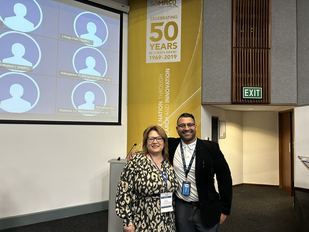 Had a great day representing <a href="/HPALS_/">HPALS</a> <a href="/GenMS_UCT/">GenMS UCT</a> and <a href="/Sportscience_sa/">SSISA</a> at the <a href="/MRCza/">SAMRC</a> Research Conference, sharing knowledge and study findings #PhD #ExerciseScience 🔬
