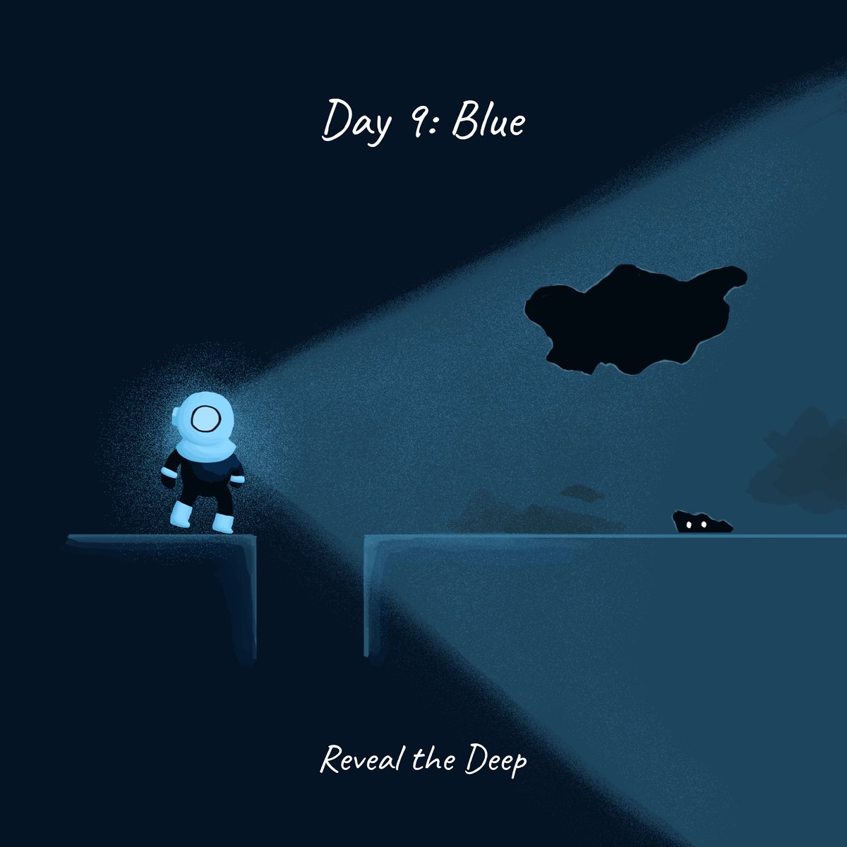 EXposse_games's tweet photo. Day 9: Blue [Game: Reveal the Deep]
A pixel game where you explore the depths of a submarine and ruins to learn about what happened to the previous crew members and what sinister things lurk in the dark. 

#Peachtober23 #inktober2023 #fanart #illustration #revealthedeep #horror https://t.co/foxodTza21