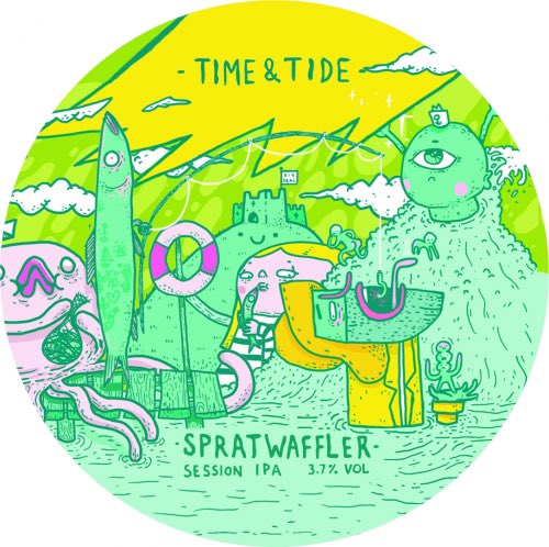 EXCITING NEWS: We can now confirm that, the extremely excellent, “Spratwaffler” from Deal’s very own @TimeTideBrewing, will be joining our “Regular Ales” line up as of today. We are very excited by this as “Sprat” is one of my all time favourites.