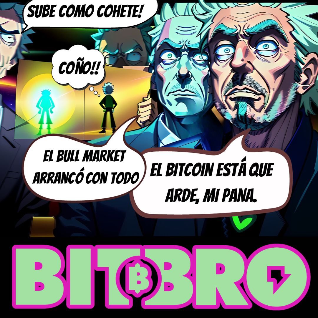 ElBitbro's tweet image. En un 'bull market,' los precios de activos como Bitcoin están en alza. 📈 ¡Imaginen un toro embistiendo hacia arriba! 🐂 Además, el ciclo de aproximadamente 4 años de Bitcoin está marcado por eventos de 'halving,' reduciendo la recompensa a los mineros. 🚀 #BullMarket #BITCOIN