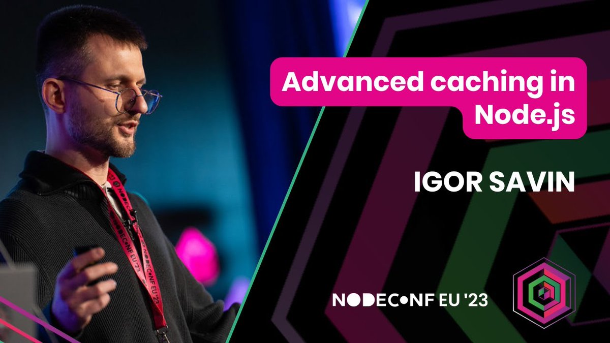 📹 Watch back #NodeConfEU | Nov 2023 @kibertoad | Advanced caching in Node.js 📺 >> nf.ie/46fS42L #Nodejs #JavaScript #OpenSource