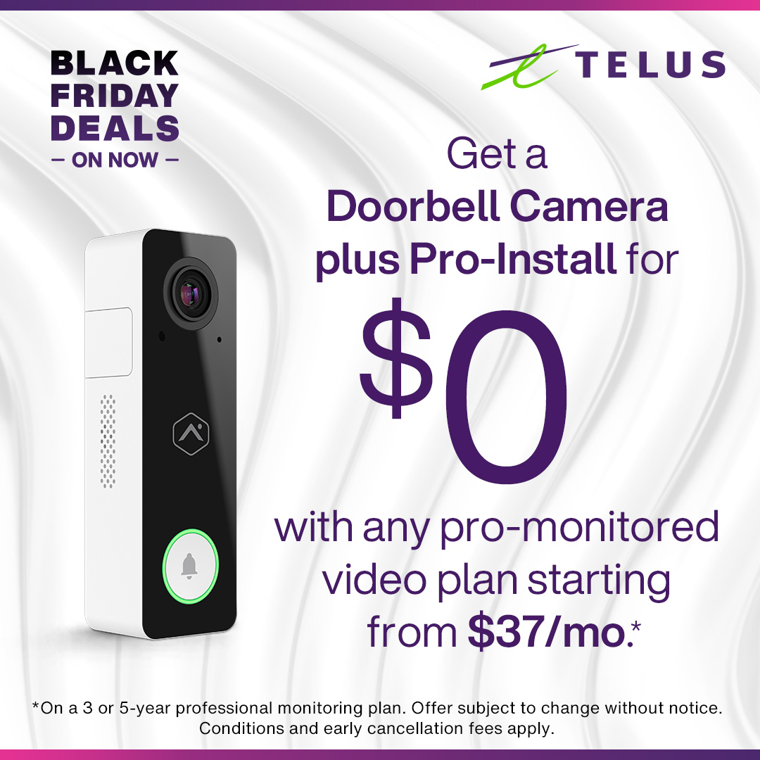 Great TELUS SmartHome Security deals with $0 equipment and a variety of plan options to suit your needs at home, the office or your cottage! Hurry, limited time offers.  Some conditions apply, visit us instore for details gbstech.com/locations #Telus #gbstech  #HomeAutomation