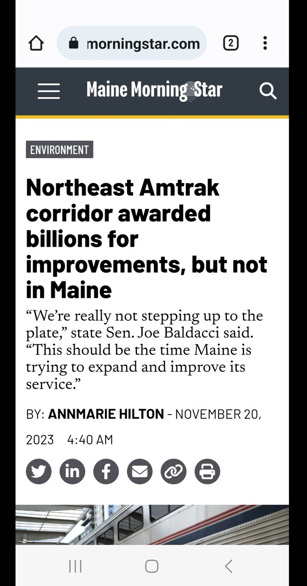 Leadership in rail transportation, both freight and passenger, is part of being a first world economy not an economic backwater. Plain and simple.
#mepolitics
#rail
#passengerrail