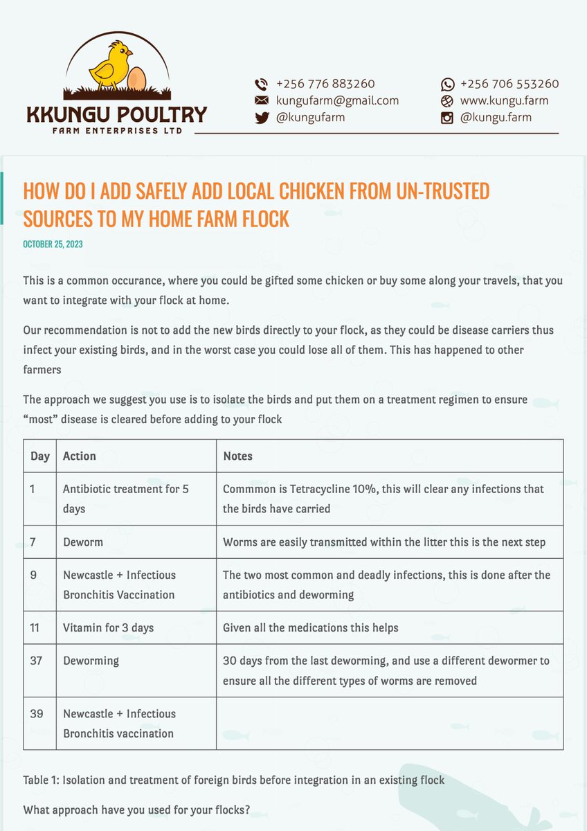 We converted this article into an easy to share flyer

#LocalChicken #Poultry #AgriBusiness #CustomerEducation