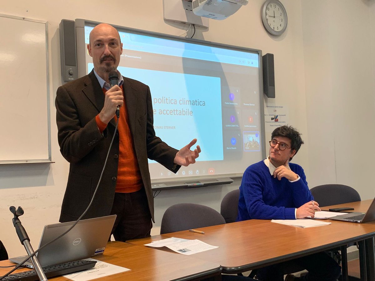 Understanding the resistance to carbon taxes: Drivers and barriers among the general public and fuel-tax protesters by Thomas Sterner <a href="/uniofgothenburg/">Uni of Gothenburg</a> organized by <a href="/borghesi_simone/">Simone Borghesi</a>
<a href="/EUI_EU/">European University Institute</a> under CAPABLE project #SEEDS10Tour