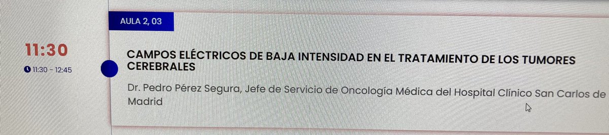 El sábado 25 durante el 18 Congreso de pacientes de Cáncer, se realiza una ponencia sobre un nuevo tratamiento que ha llegado a España.