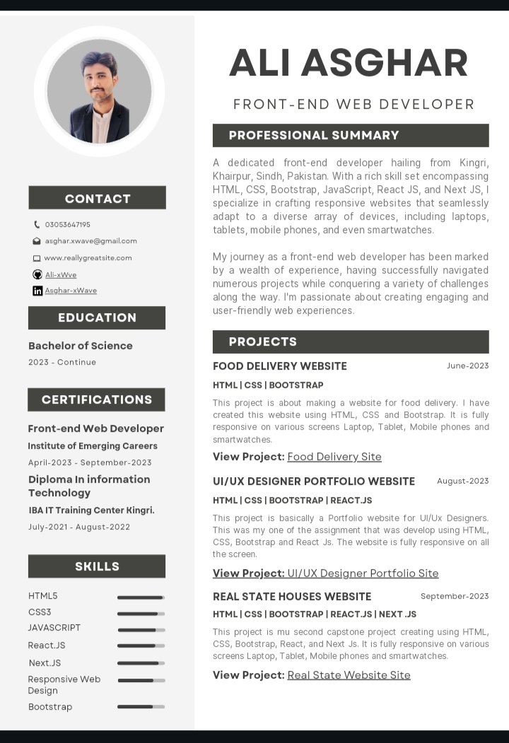 codewith_asghar's tweet photo. My Resume https://t.co/4QIGsad300