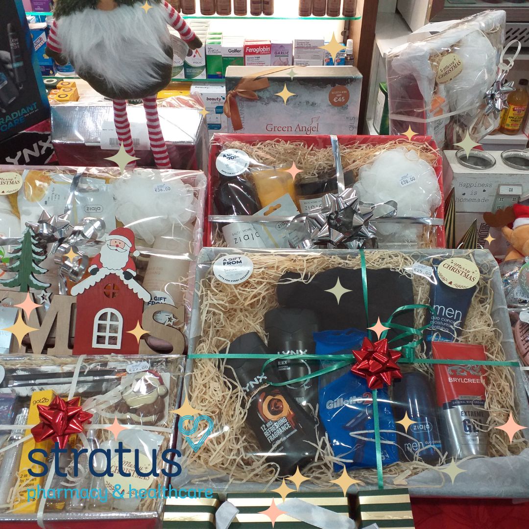 It’s beginning to look a lot like Christmas 🌲

Pop into store to have a look at our ready-made hampers or chat to a member of staff about creating a personal hamper for someone special this festive season.

We stock a wide range of brands including SoSu, Ziaja &amp; Spotlight.