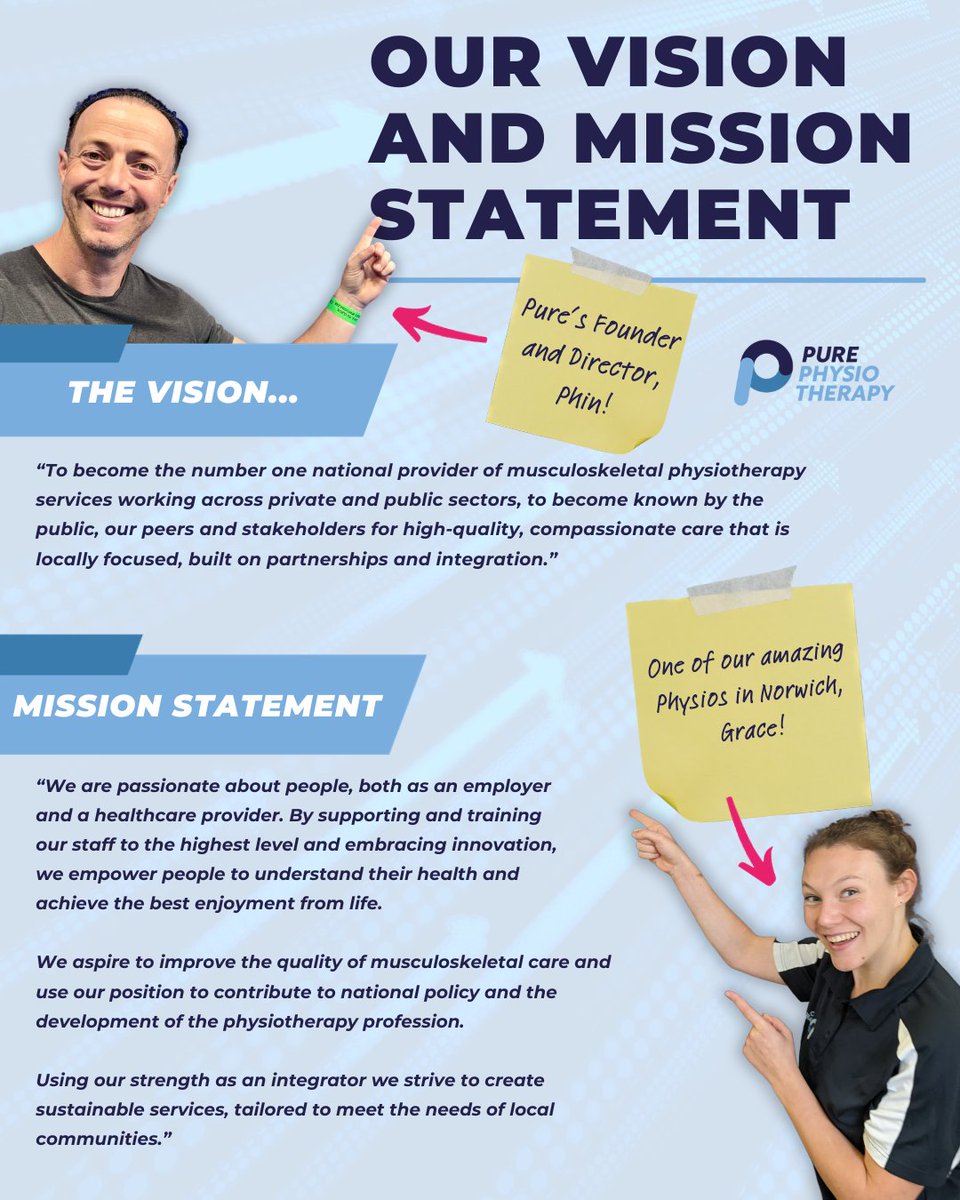 🌟 Join the journey at Pure Physiotherapy! 💙 Our vision drives innovation, and our mission fuels positive impact 🚀 Explore opportunities with our fantastic team at <a href="/TherapyExpo/">Therapy Expo</a>, booth TM52. Let's redefine the norm together! 

#PurePhysio #WeAreHiring #TherapyExpo