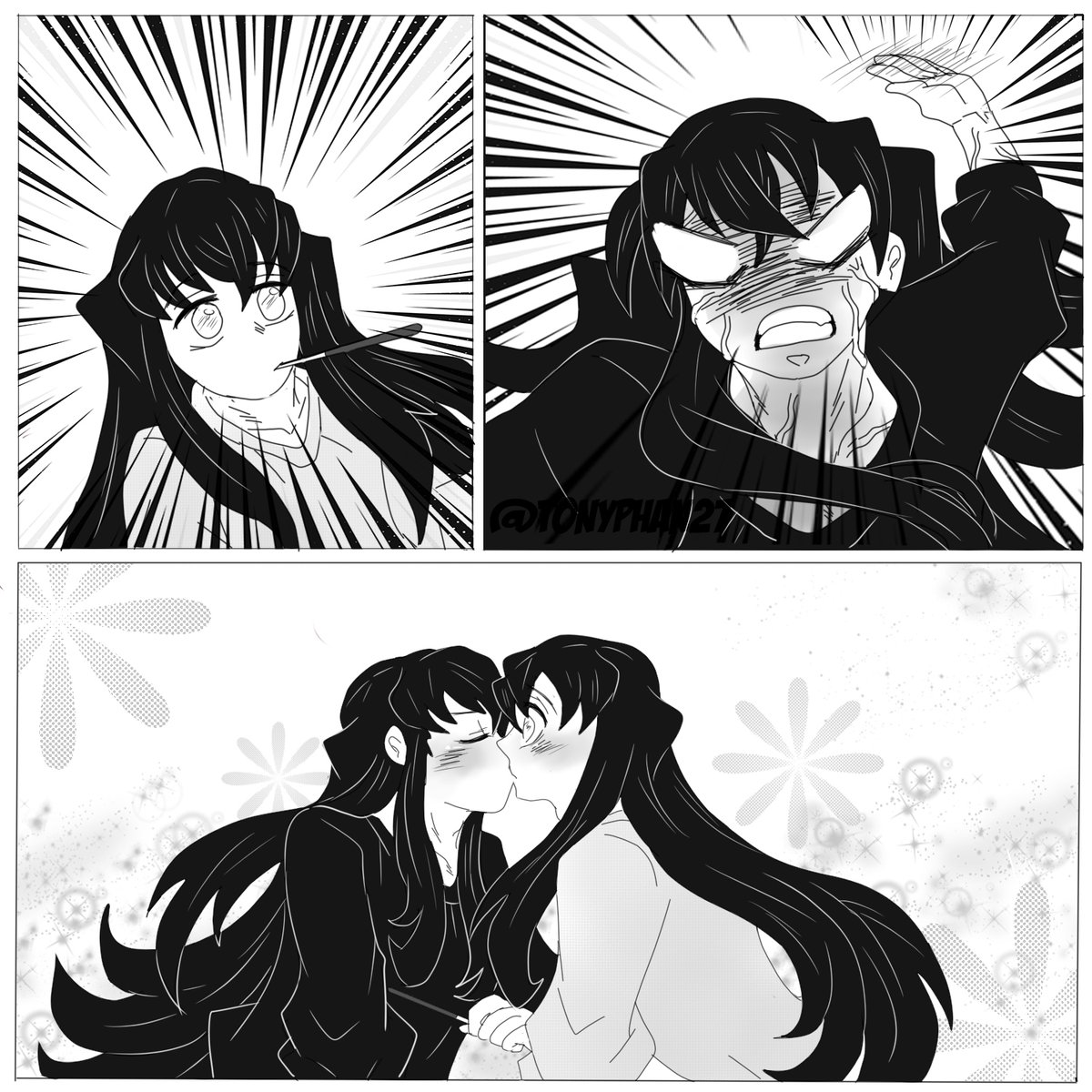 YUICHIRO 2/2) *read from right to left* Yuichiro doesn't like sweets. He