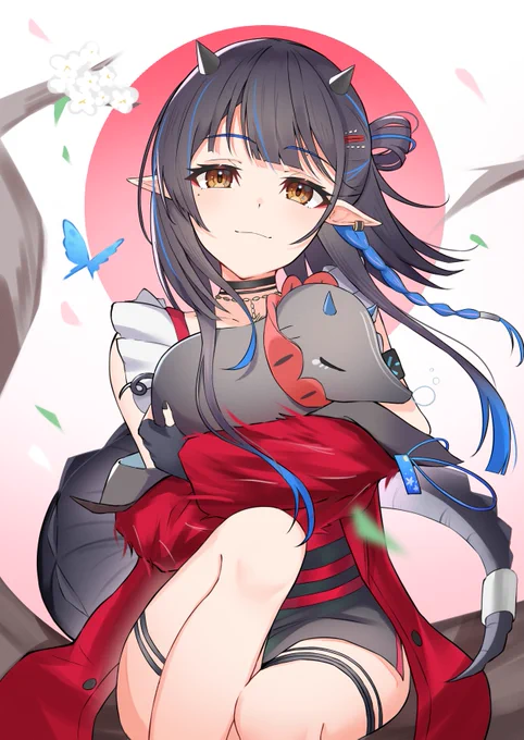 ブラックナイト可愛いよね…#いい太ももの日 