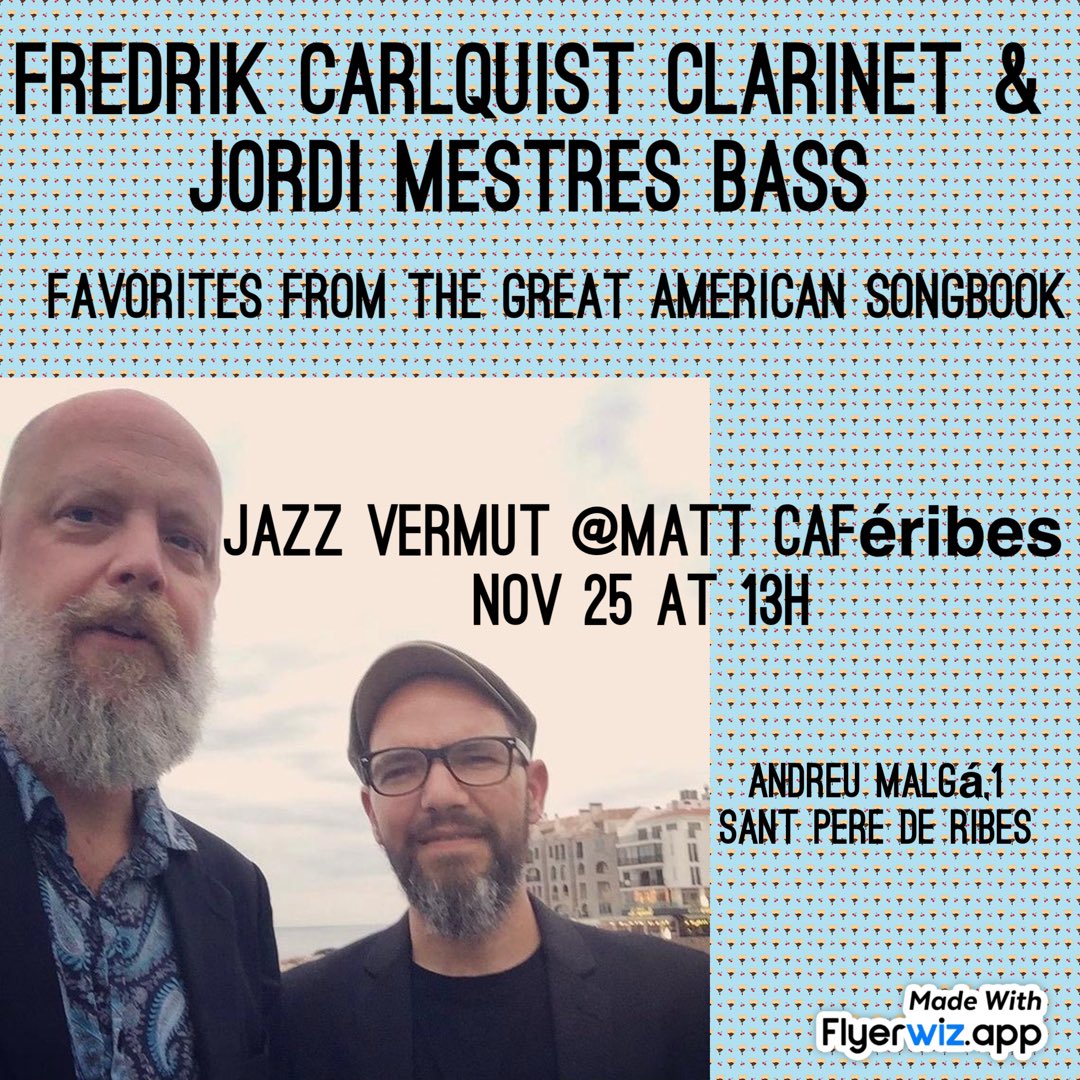 Come and see us in Sant Pere de Ribes on SATURDAY the 25th.