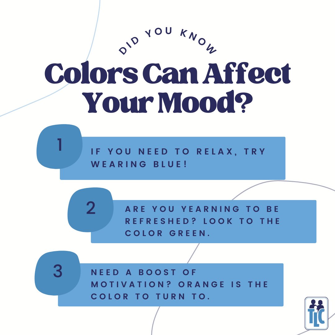 TotalLife's tweet image. Colors impact mood via psychology. Warm tones energize (e.g., red), cool tones calm (e.g., blue). Influenced by experiences and culture, colors play a crucial role in design, marketing, and therapy.

#colors #psychology #color #blue #green #orange #mood
