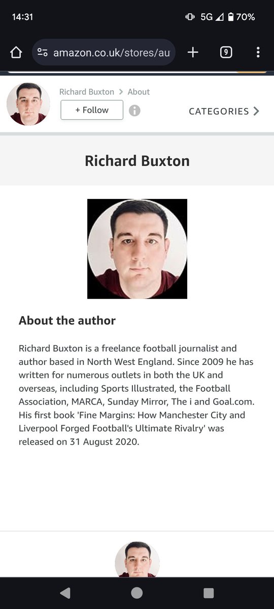 helsby4's tweet photo. @MGretna55 @PeterKPope @Jord260497 @PhilBlundell @ShakesyGG From his Amazon account for the book he promotes in his Twitter bio. https://t.co/e8aFUdgA6a