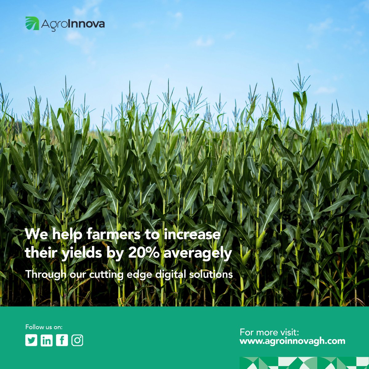 agroinnovaltd's tweet photo. Sign up to the FBS Innova farming tool to boost your harvest through: 🟢Climate Smart Farming 🟢Cropping Calendar 🟢Farming Tips
Download here: https://t.co/5L09FNFhWM
#fbsinnova #agroinnova #agritech #farming #innovation #agriculture #growth #climate #smartfarming https://t.co/rMTzTLgdud