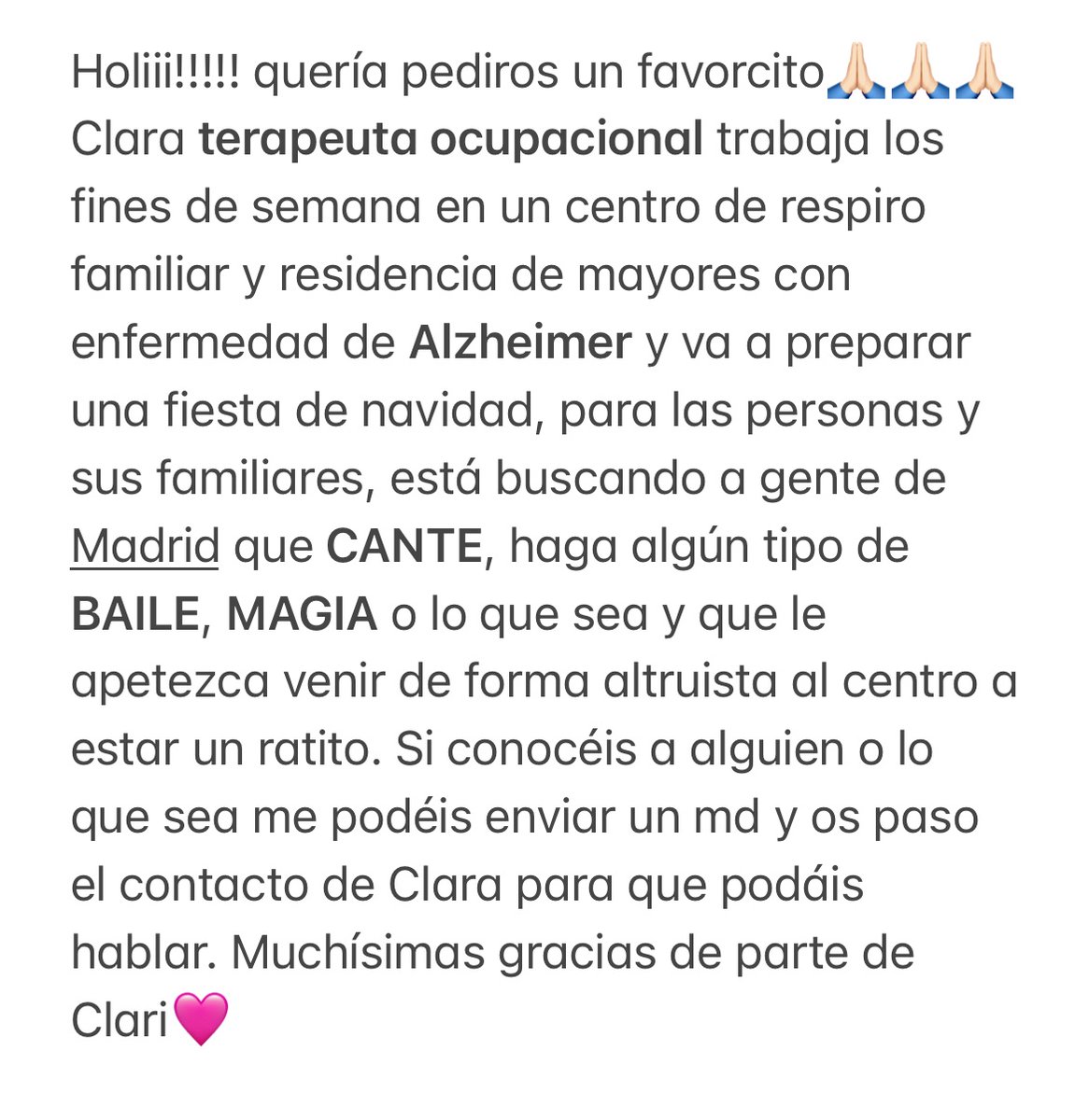 porfi compartid y si queréis o sabéis de alguien escribidme🫶🏼