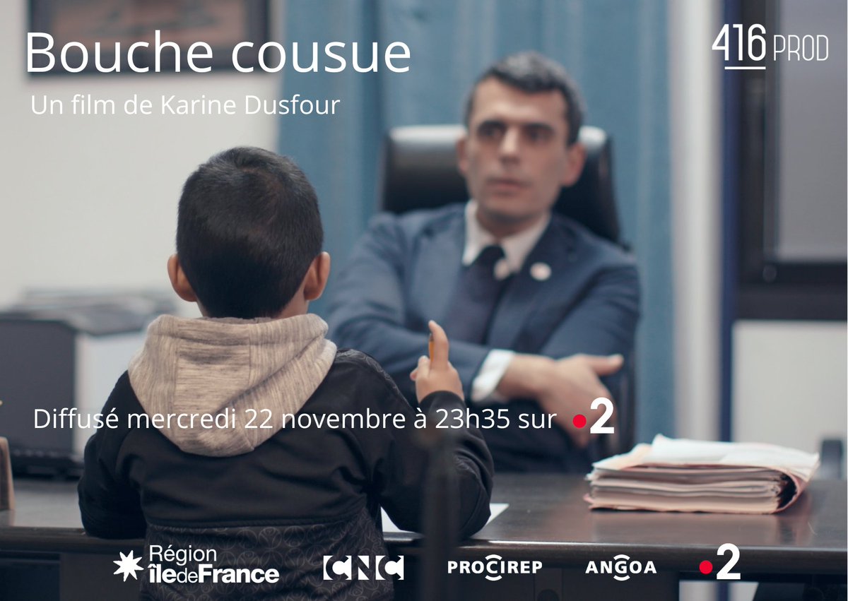 🖐️ Le documentaire 'Bouche Cousue' de Karine Dusfour @krndsfr sera diffusé mercredi 22 novembre à 23h35 sur France 2 📺 @JugeDurand 🙏