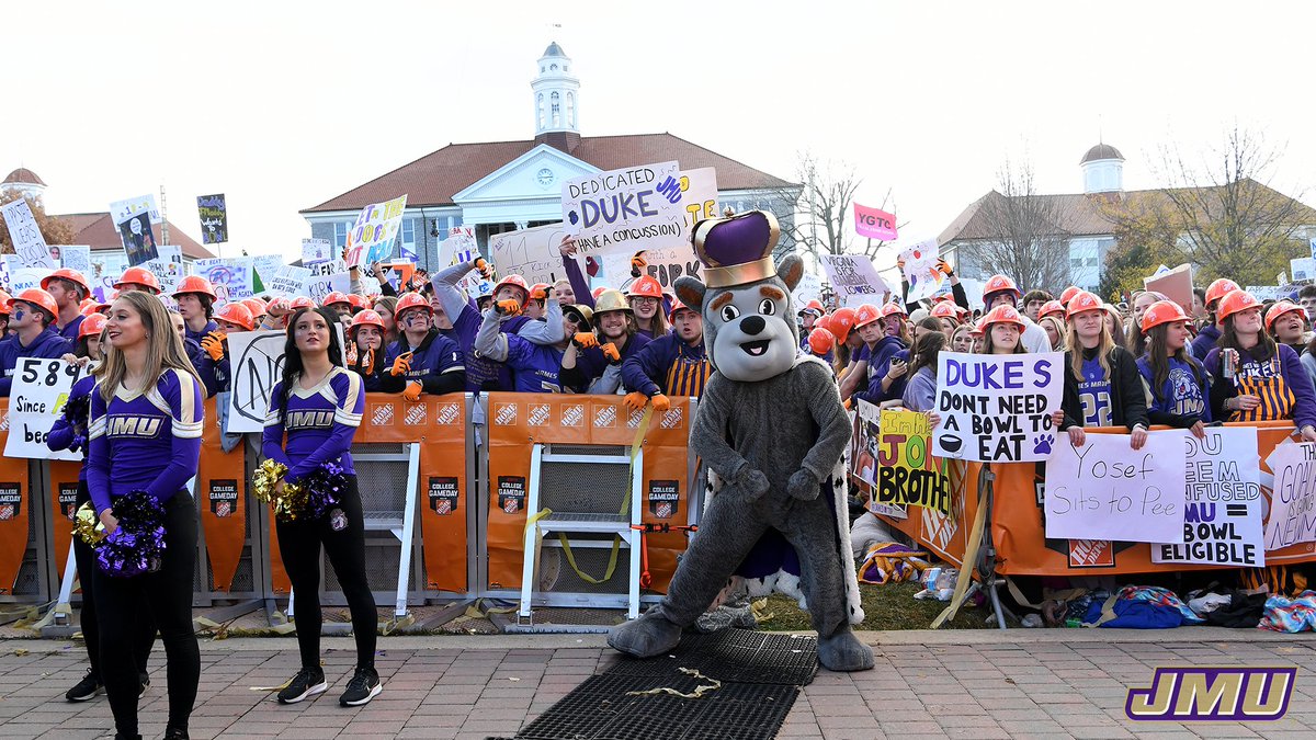 Still reminiscing on Saturday - thank you JMU Nation for showing your colors proud and true for the world to see! 💜💛

📸 | bit.ly/47k50Gl

#GoDukes