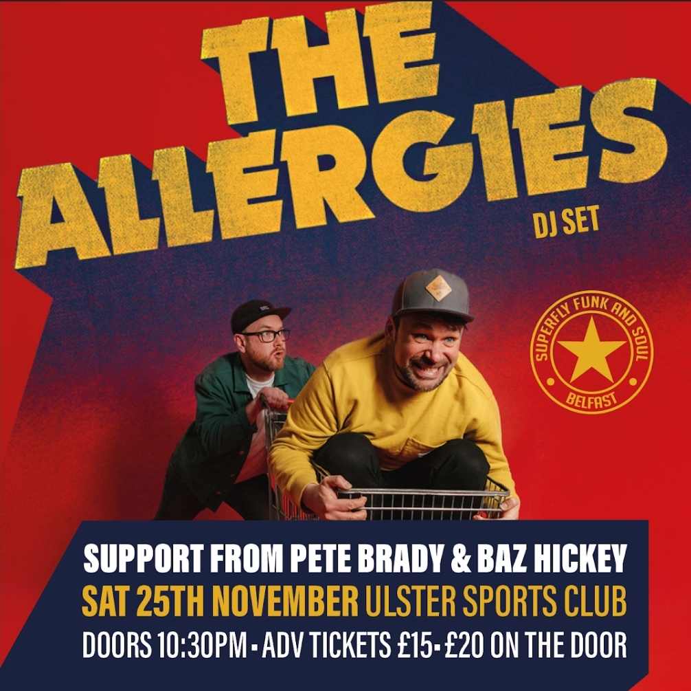 BazHickey's tweet photo. On Saturday night I make the journey to Belfast to warm up for some of the cuddliest DJs you could ever have the fortune of cuddling alongside the cuddliest host Pete Brady. That's right folks, it's a 45 love-in. https://t.co/vs2NpqlIJG