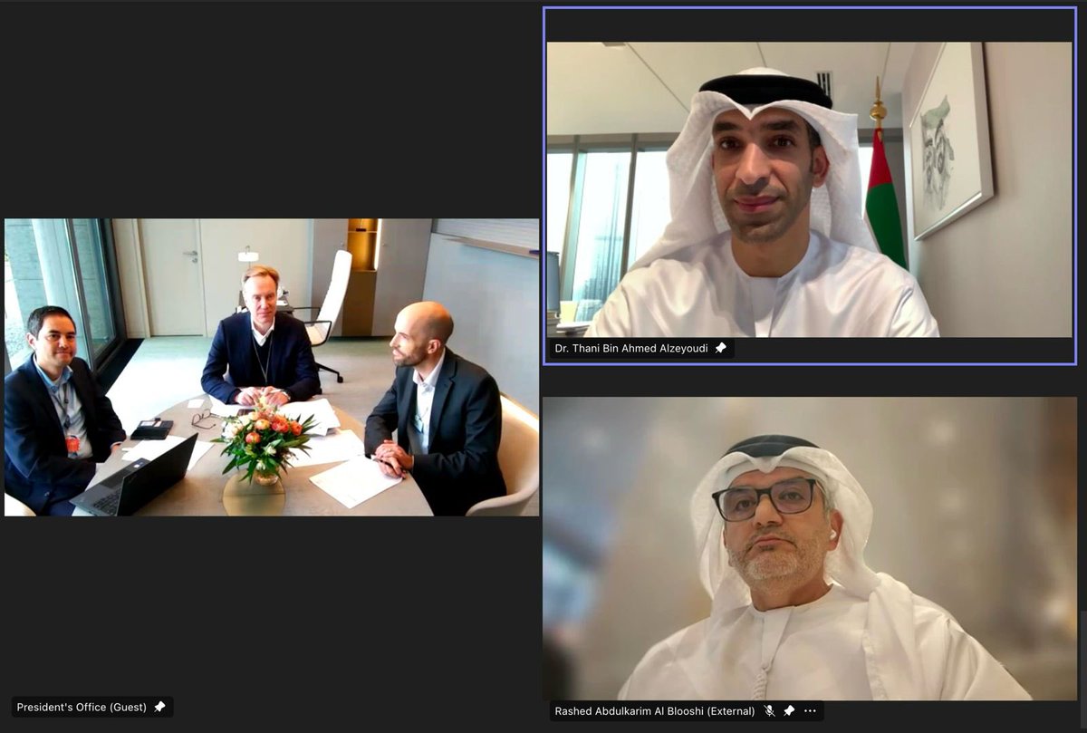 د. ثاني أحمد الزيودي (@thanialzeyoudi) on Twitter photo Great to connect with <a href="/borgebrende/">Børge Brende</a>, <a href="/wef/">World Economic Forum</a> President, to review our joint #TradeTech initiative. As host of both <a href="/COP28_UAE/">COP28 UAE</a> & #MC13 in February 2024, we recognize the vast impact advanced technology can have on trade – making it more efficient, equitable, & sustainable for all. 🌐 Great to connect with <a href="/borgebrende/">Børge Brende</a>, <a href="/wef/">World Economic Forum</a> President, to review our joint #TradeTech initiative. As host of both <a href="/COP28_UAE/">COP28 UAE</a> & #MC13 in February 2024, we recognize the vast impact advanced technology can have on trade – making it more efficient, equitable, & sustainable for all. 🌐