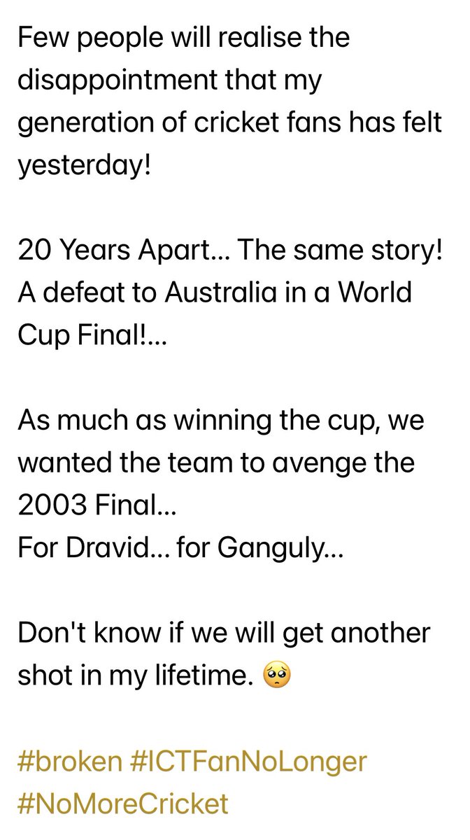 sohebmm's tweet photo. #ICCCricketWorldCup2023Final  #INDvsAUS https://t.co/I2B13T9ECs