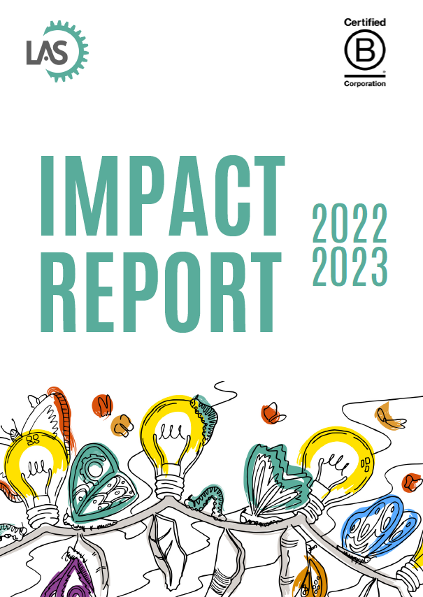 LASLearning's tweet image. As a certified B Corp, each year we publish an Impact Report, charting our ongoing sustainability journey. We are delighted to share our second one with you. bit.ly/46msTM2
