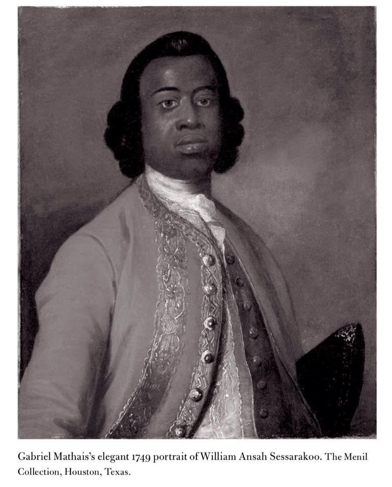 BBSimons's tweet photo. 1/
This man needs a movie trilogy!
He is William Ansah Sasraku. Grandson of the mighty Akwamu King who gave Asantehene Osei Tutu I his first army
1. His father was an Anomabu Chief
2. Dad asked a ship captain to take him to school in England
3. Cruel Captain sold him into slavery https://t.co/uwqLg56j9d