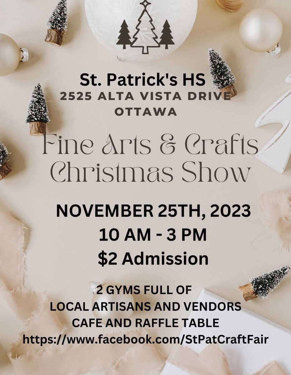 Mr_Saikali's tweet photo. Still need to get some Christmas shopping done? We’ve got the solution @StPatricksOCSB ! https://t.co/QJx0IpBXmn