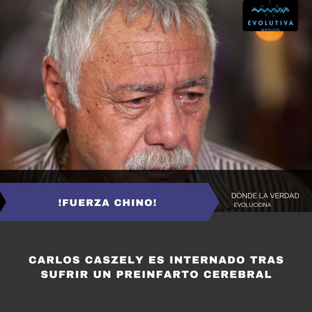 🚨 Noticia Impactante: Carlos Caszely, leyenda de Colo Colo, sufrió un infarto cerebrovascular. Tras balbuceos durante el almuerzo  🙏⚽ #CarlosCaszely #FuerzaChinoCaszely
evolutivamedio.cl/index.php/2023…