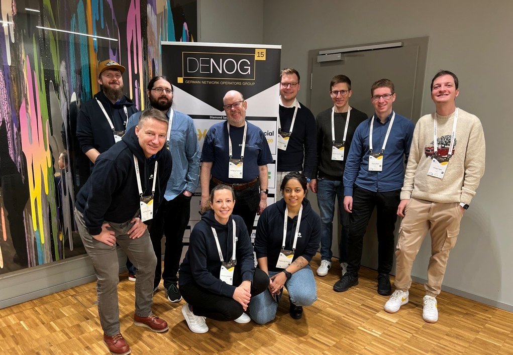 It’s happening! 🚀 Our team is thrilled to be in Berlin for #DENOG15
Learn more and check out the agenda at bit.ly/3QOdUVd

See you there! 👋