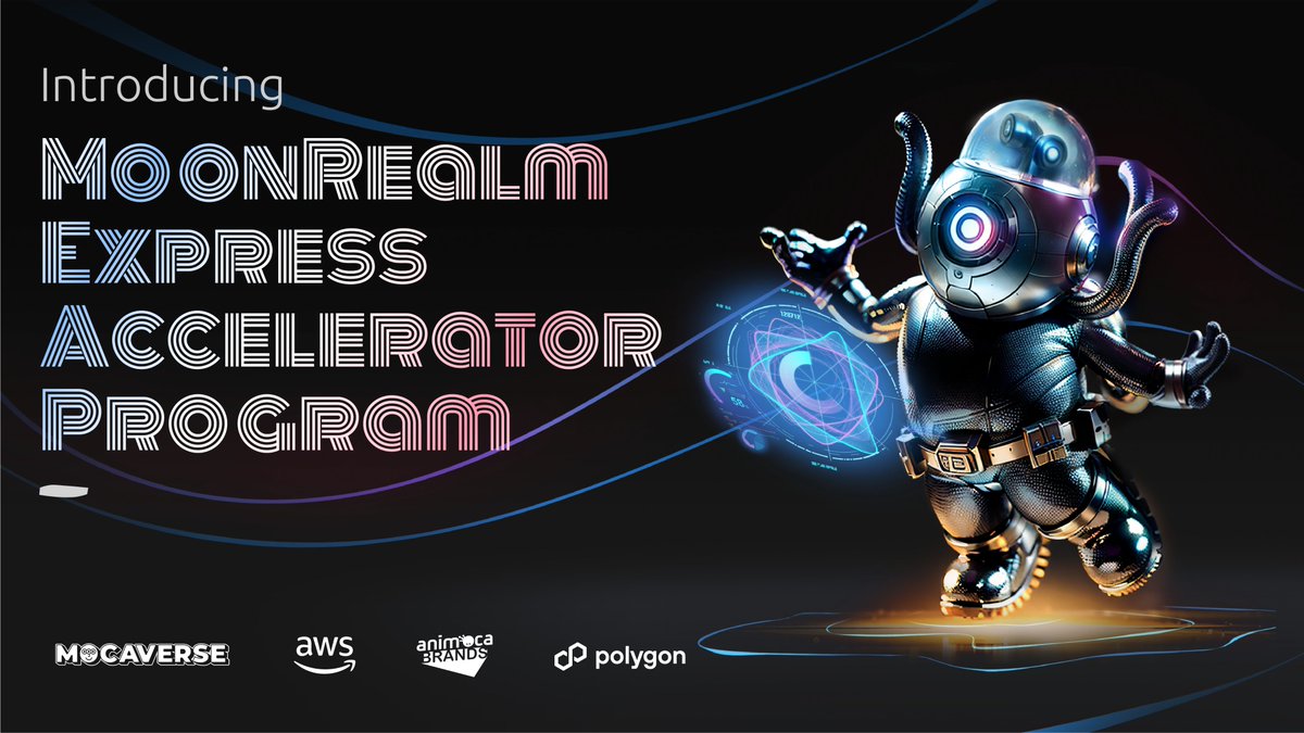 Builders be building 🤝 Successful builders share common traits like resourcefulness and determination. Enter MoonRealm Express accelerator program by @MocaverseNFT @0xPolygonLabs AWS by @amazon. 🧵👇