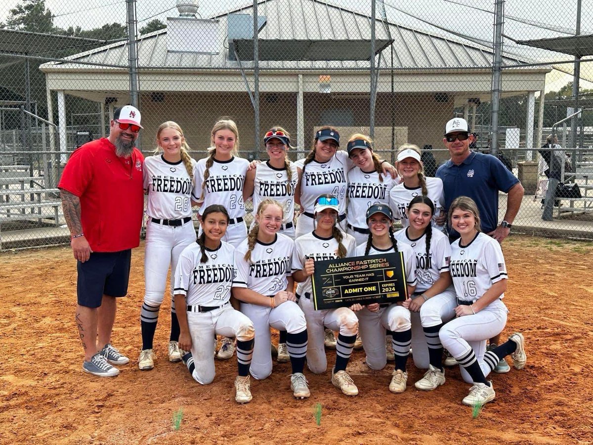 Congratulations to American Freedom National 18u, AF National 2K25 and AF National 2526 on earning their golden tickets to AFCS Nationals in Indiana this summer. Great job ladies… #AFstrong