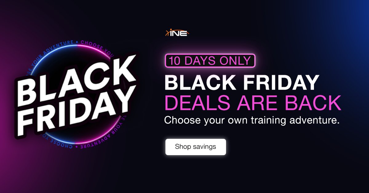 The moment you've been waiting for has arrived! BLACK FRIDAY! 🥳 Save big with more than 50% off on subscription plans, certifications, and more! 

Check out our FOUR different deals and buy now: bit.ly/49yNpMa

#blackfriday #cybersecurity #informationtechnology