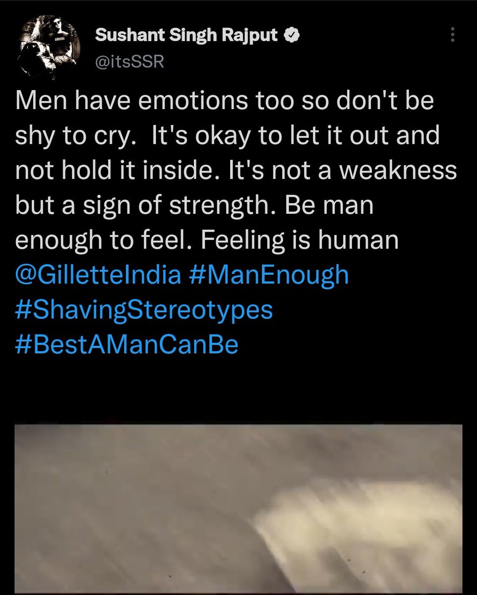 Don't be so quick to judge a men by their gesture bcz we never know what they face or suffer.. So, appriciate their effort & give value to their emotion..

#InternationalMensDay
Sushant Justice Matters