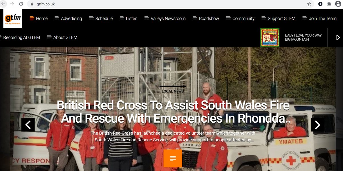 We are loving the front page of the <a href="/gtfm_radio/">GTFM</a> website today🤩