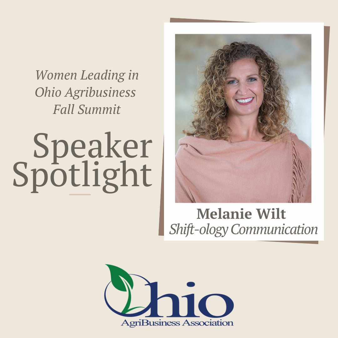 Ohio AgriBusiness (@ohioagribiz) on Twitter photo 🚨 Deadline approaching! 🚨
WLOA Fall Summit Speaker Spotlight!
Melanie Wilt, Founder & Chief Experience Officer (aka Bossologist) of <a href="/shiftologycomm/">Shift•ology</a>, will discuss Multigenerational Teams that Work.
Register now to be part of the discussion➡ oaba.net/women_leading 🚨 Deadline approaching! 🚨
WLOA Fall Summit Speaker Spotlight!
Melanie Wilt, Founder & Chief Experience Officer (aka Bossologist) of <a href="/shiftologycomm/">Shift•ology</a>, will discuss Multigenerational Teams that Work.
Register now to be part of the discussion➡ oaba.net/women_leading