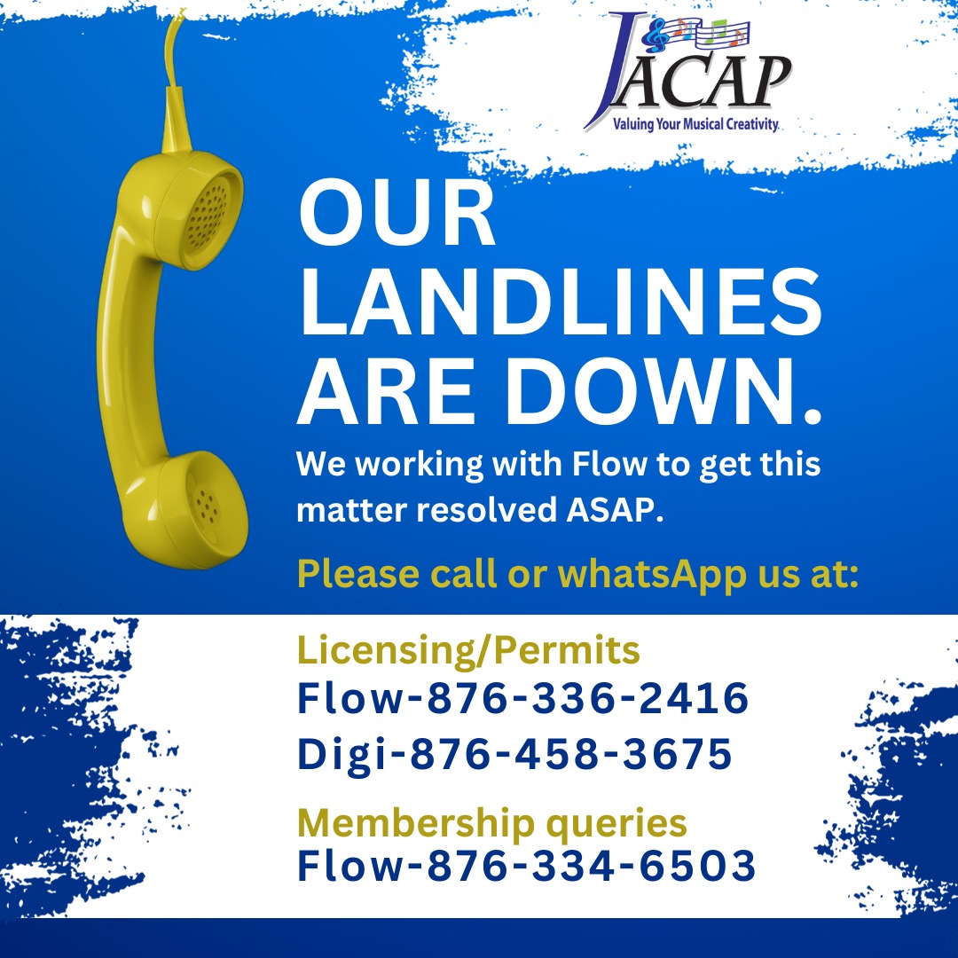 Please note our landlines are currently down. We apologize for any inconvenience this may cause. Feel free to contact us on our mobile lines or email us at info@jacapjamaica.com
