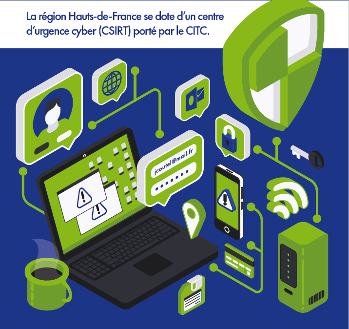 💡Bon à savoir 👇
La Région Hauts-de-France se dote d'un centre d'urgence cyber : <a href="/CSIRT/">CSIRT</a>
PME, ETI, collectivités... vous etes victime d'une cyberattaque, contactez-les 👉 0806 700 111.
Pour en savoir plus, cliquez : swll.to/BlX5j
#protection #dispositif