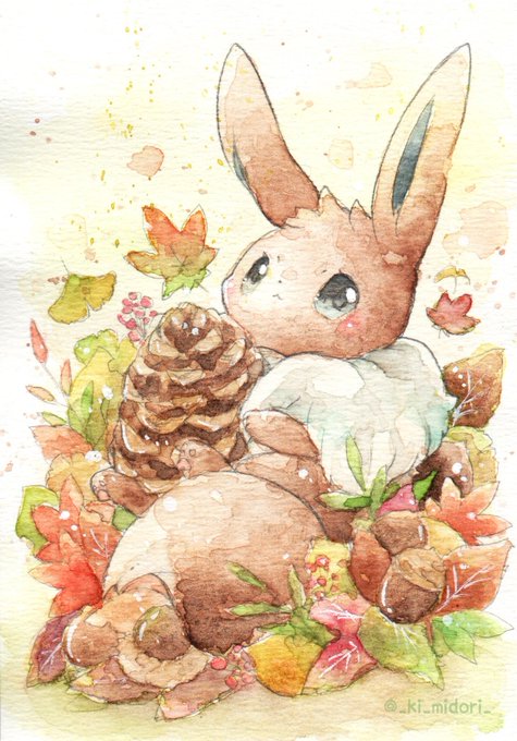 「autumn leaves full body」 illustration images(Latest)