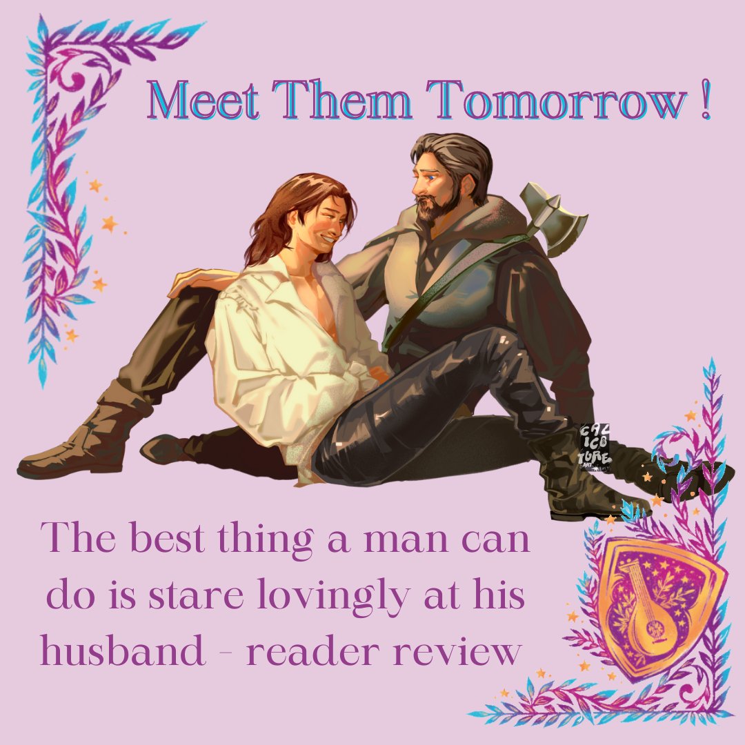 TIL DEATH DO US BARD is out tomorrow! Meet Logan 'the Bear' Theaker - adventurer, monster killer, and grump, as he sets out to find his missing husband Pie, the sunshine to his thundercloud.
#2023debuts