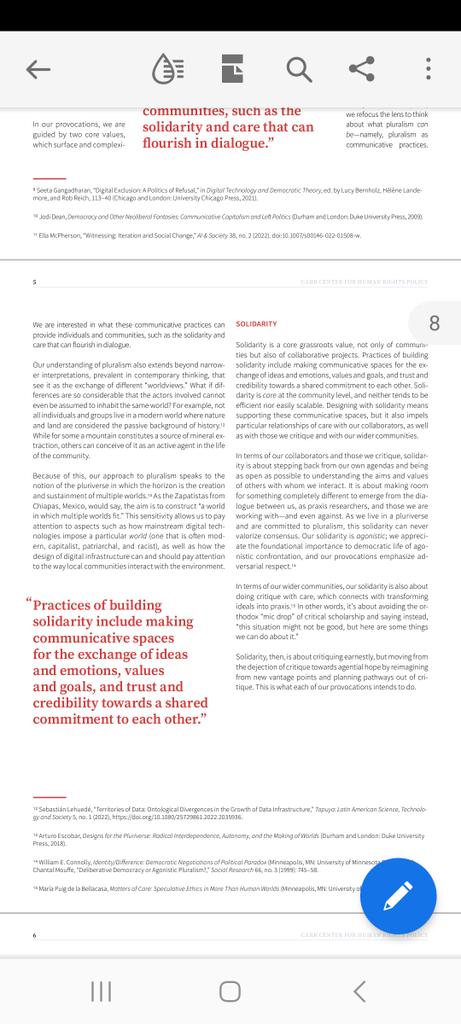 FerrarelliM's tweet photo. Insightful read for those working at the intersection of technology &amp; human rights but also for anyone who wants to challenge the technological status quo👇🏼
#AlfabetismosAumentados 
#AlfabetismosFluidos 
#FluidLiteracies 
#PostdigitalPositionality 
cc @cscolari @BenPatrickWill https://t.co/t2TOPaXJDK