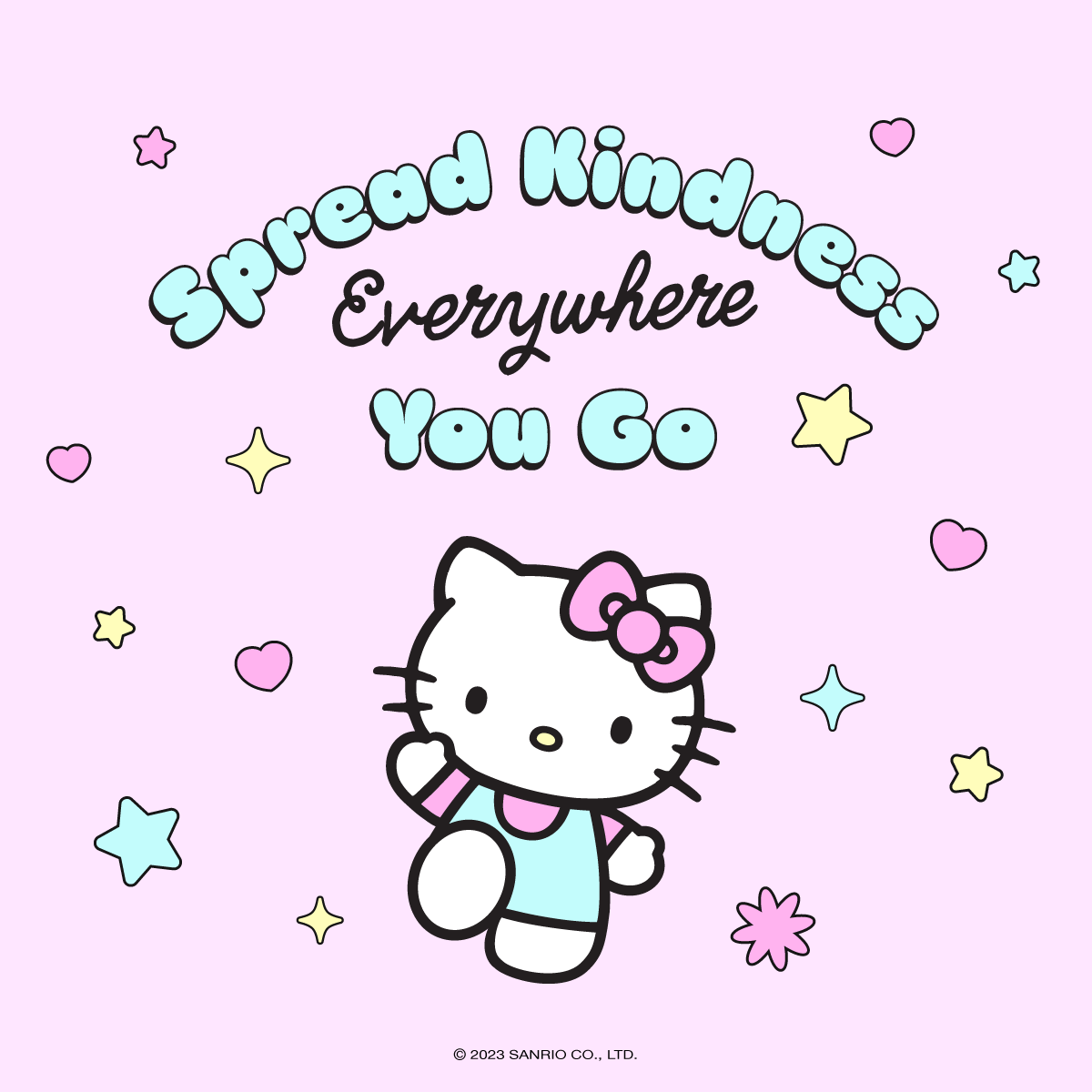 hellokitty's tweet photo. Spread kindness like confetti 💖 #mondaymotivation https://t.co/PCFGJoBB2b