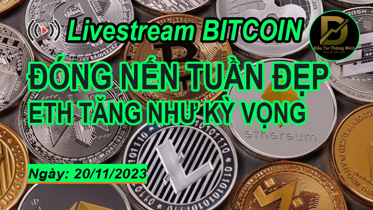 BITCOIN ĐÓNG NẾN TUẦN ĐẸP -  ETH TĂNG NHƯ KỲ VỌNG TRƯỚC ĐÓ youtube.com/live/q1_fOQrOp… via <a href="/YouTube/">YouTube</a>