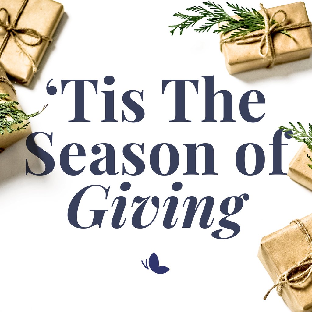 Give the gift of good this holiday season! 🎁✨ Donate to a meaningful cause in someone's name, and watch as joy and positivity multiply. Visit our website to donate to our cause and support those who need it! 🦋🌟 #DoGood #GiftOfGood #JoyfulGiving