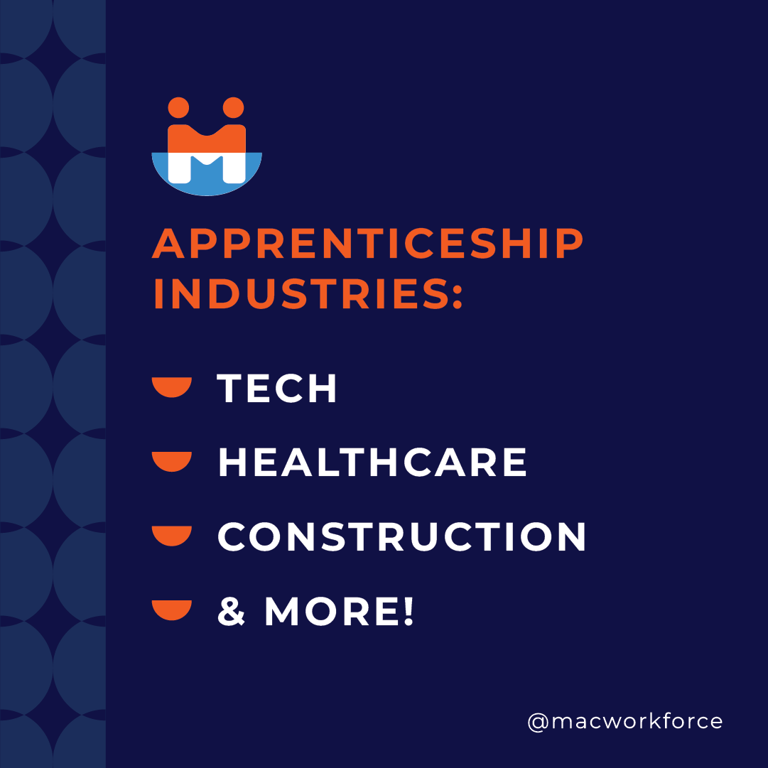 Maryland offers apprenticeships in a wide variety of industries. MAC is here to help you understand how an apprenticeship program could help your business solve hiring needs and develop a skilled workforce.